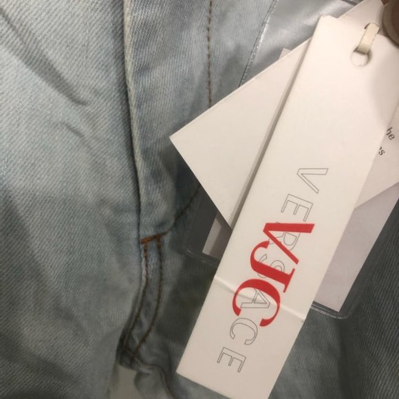 LIMITED EDITION MEN VERSACE JEAN COUTURE DENIM JEANS PANTS SIZE 34 MADE IN ITALY - Picture 3 of 14